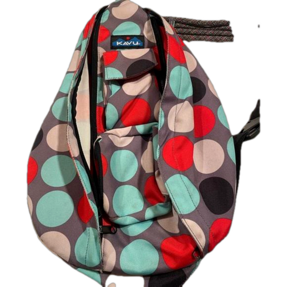 Kavu bag w/big polka dots only carried once. One size. O